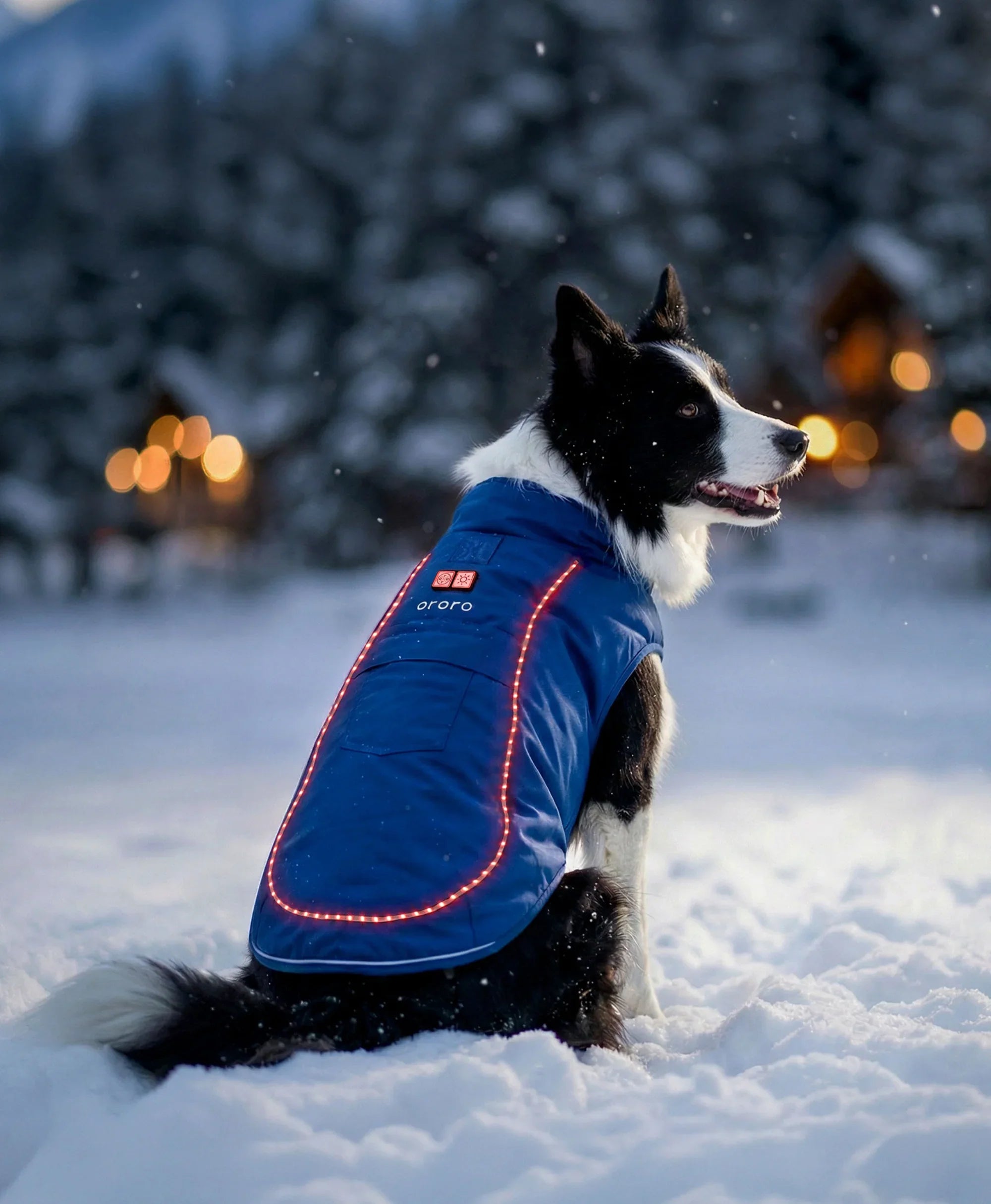 ORORO Heated (Open-box) Koldpwoof 4-Zone Heated Dog Vest w/ LED Lights (Battery Set Not Included) - Image 5