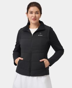 Alternative view of ORORO Heated (Open-box) Turnberry Women's Heated Golf Jacket w/ Zip-off Sleeves (Battery Set Not Included)