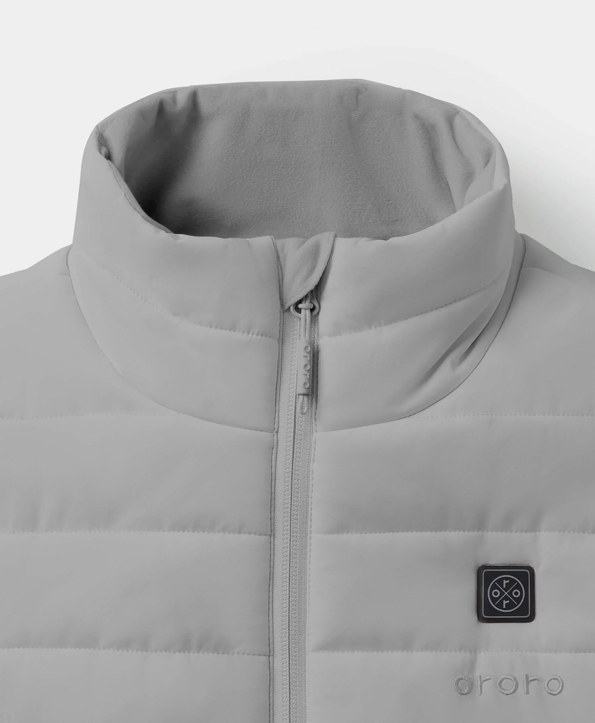 ORORO Heated Tribeca Women's Heated Long Puffer Vest - Image 54