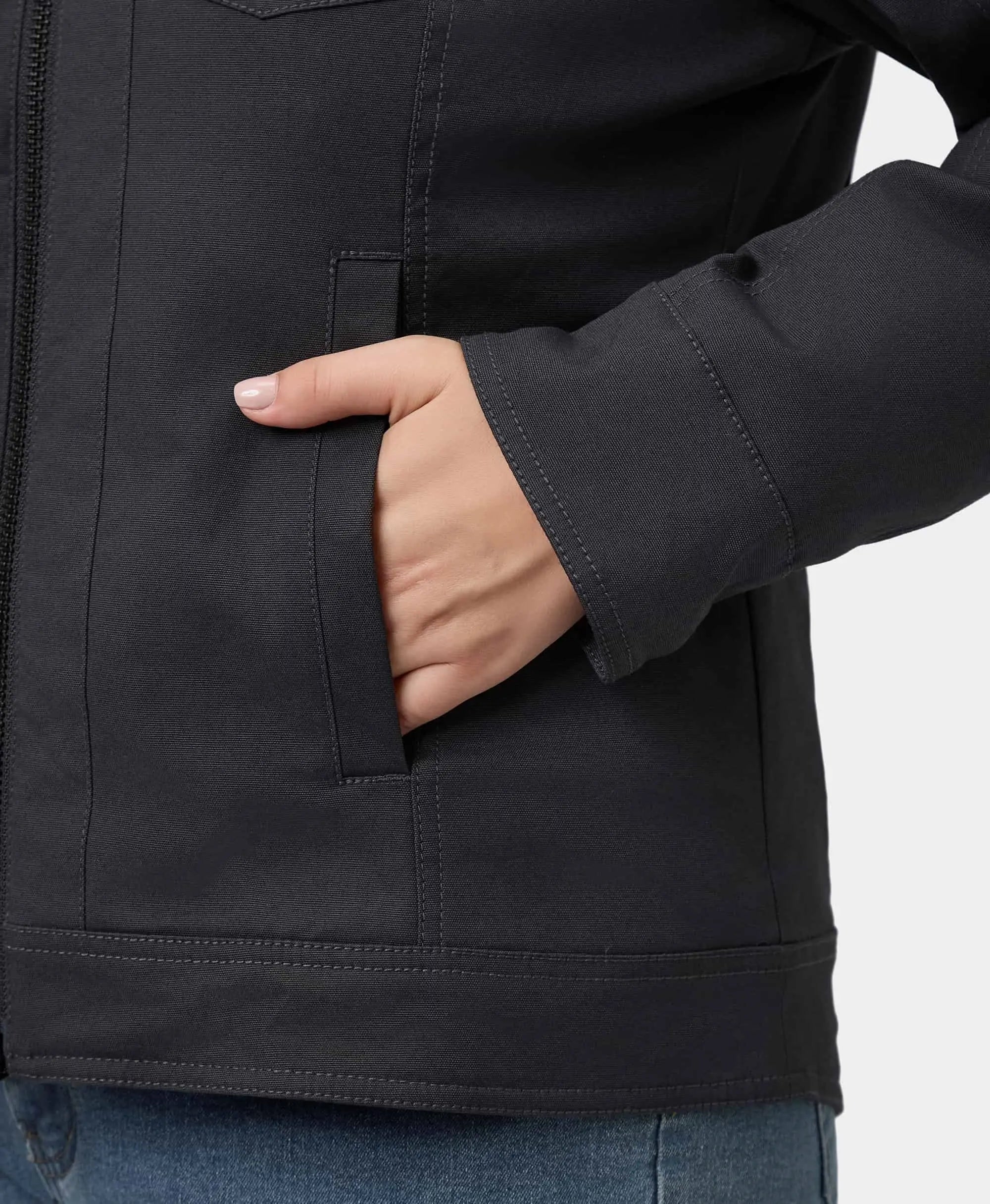 ORORO Heated Cheyenne Women's 5-Zone Dual-Control Heated Canvas Jacket (Apparel Only) - Image 13
