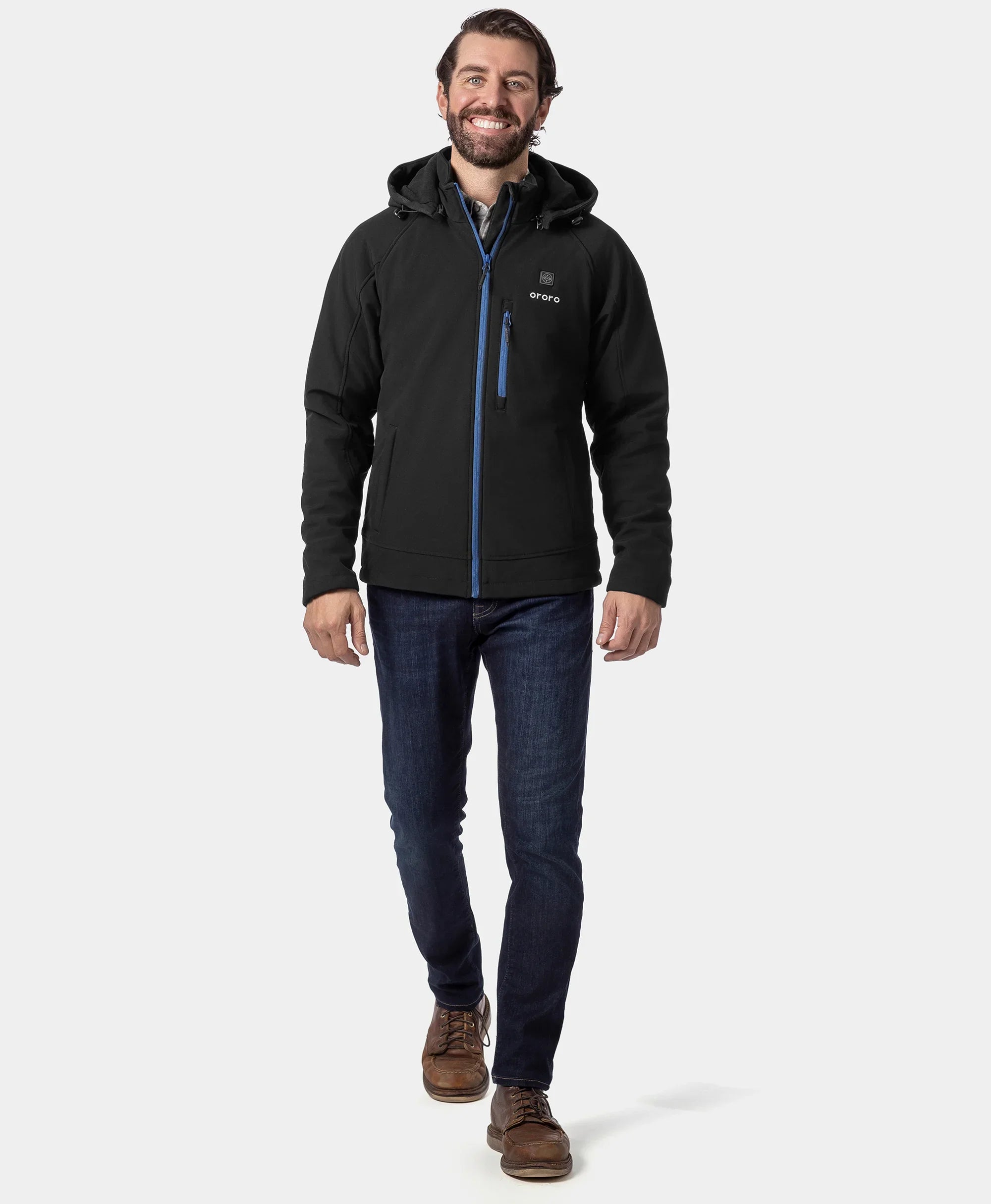 ORORO Heated Men's Classic Heated Jacket 2.0 (4 Heating Zones) - Image 6
