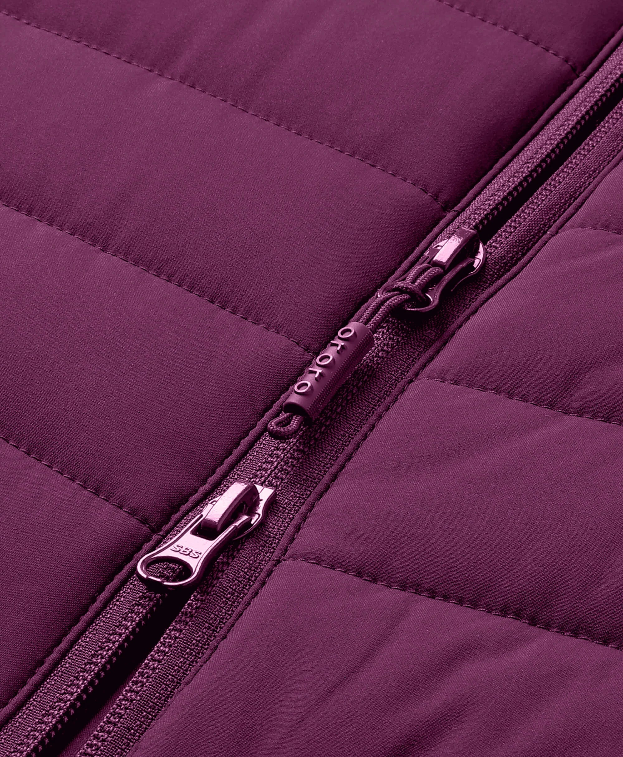 ORORO Heated Tribeca Women's Heated Long Puffer Vest (Apparel Only) - Image 10