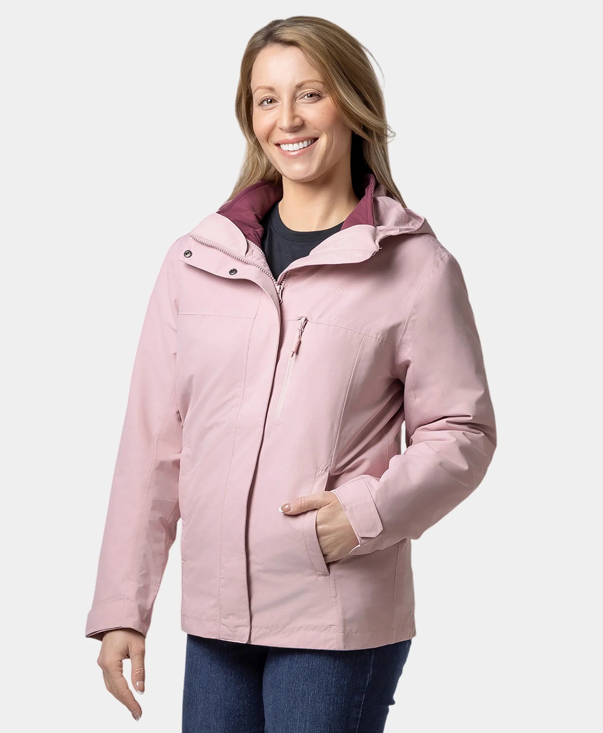 ORORO Heated River Ridge Women's Waterproof Shell Jacket - Image 13