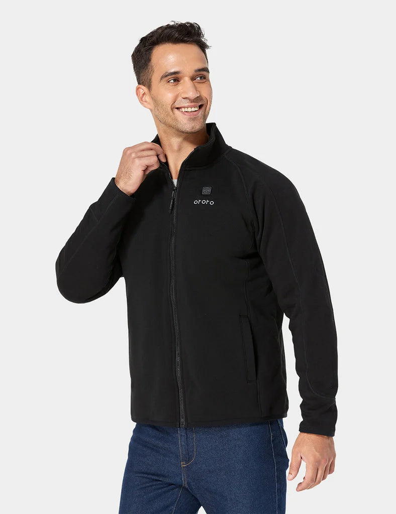 ORORO Heated (Open-box) Men's Heated Fleece Jacket (Battery Set Not Included) - Image 13