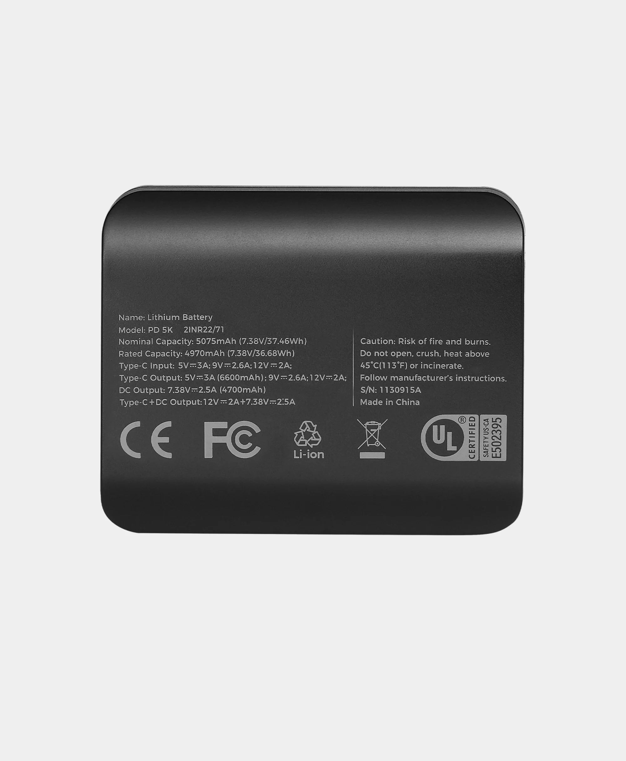 ORORO Heated (Open-box) PD 5K Rechargeable Battery (USB-C, 24W Power Delivery) - Image 10