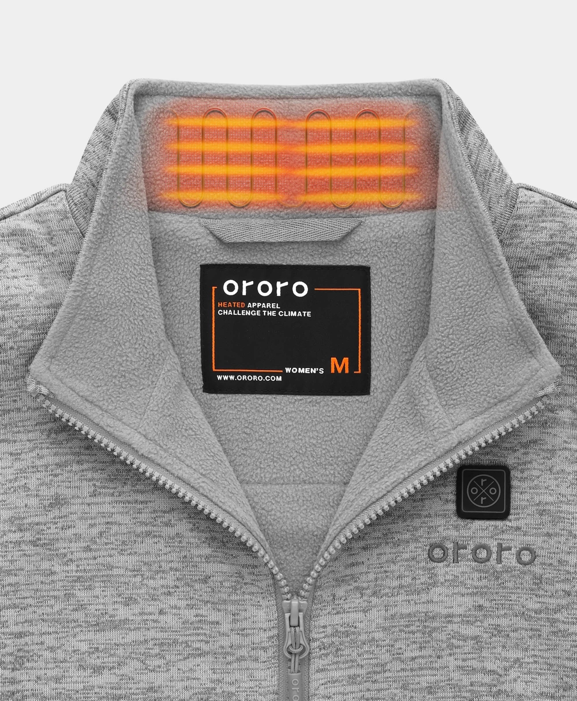 ORORO Heated Women's Heated Fleece Vest - Image 19
