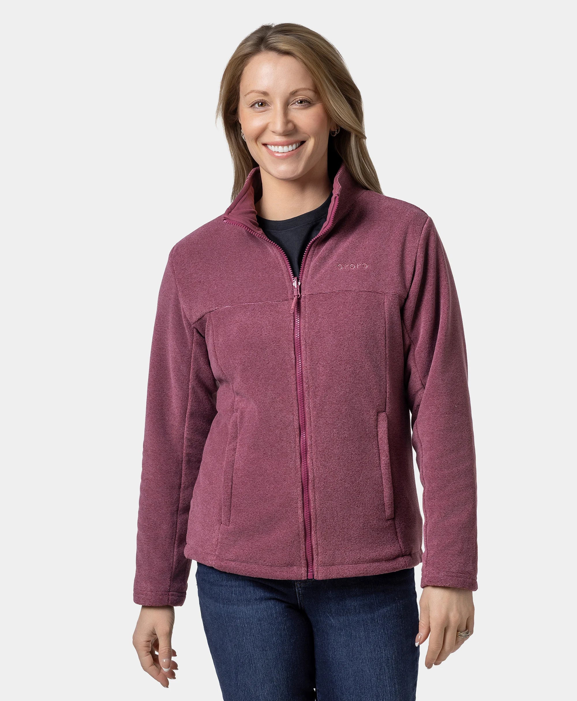ORORO Heated (Open-box) River Ridge Women's Heated Fleece Liner Jacket (Battery Set Not Included) - Image 46