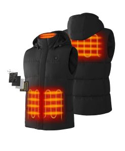 Alternative view of ORORO Heated Men's Heated Down Vest (800-Fill)