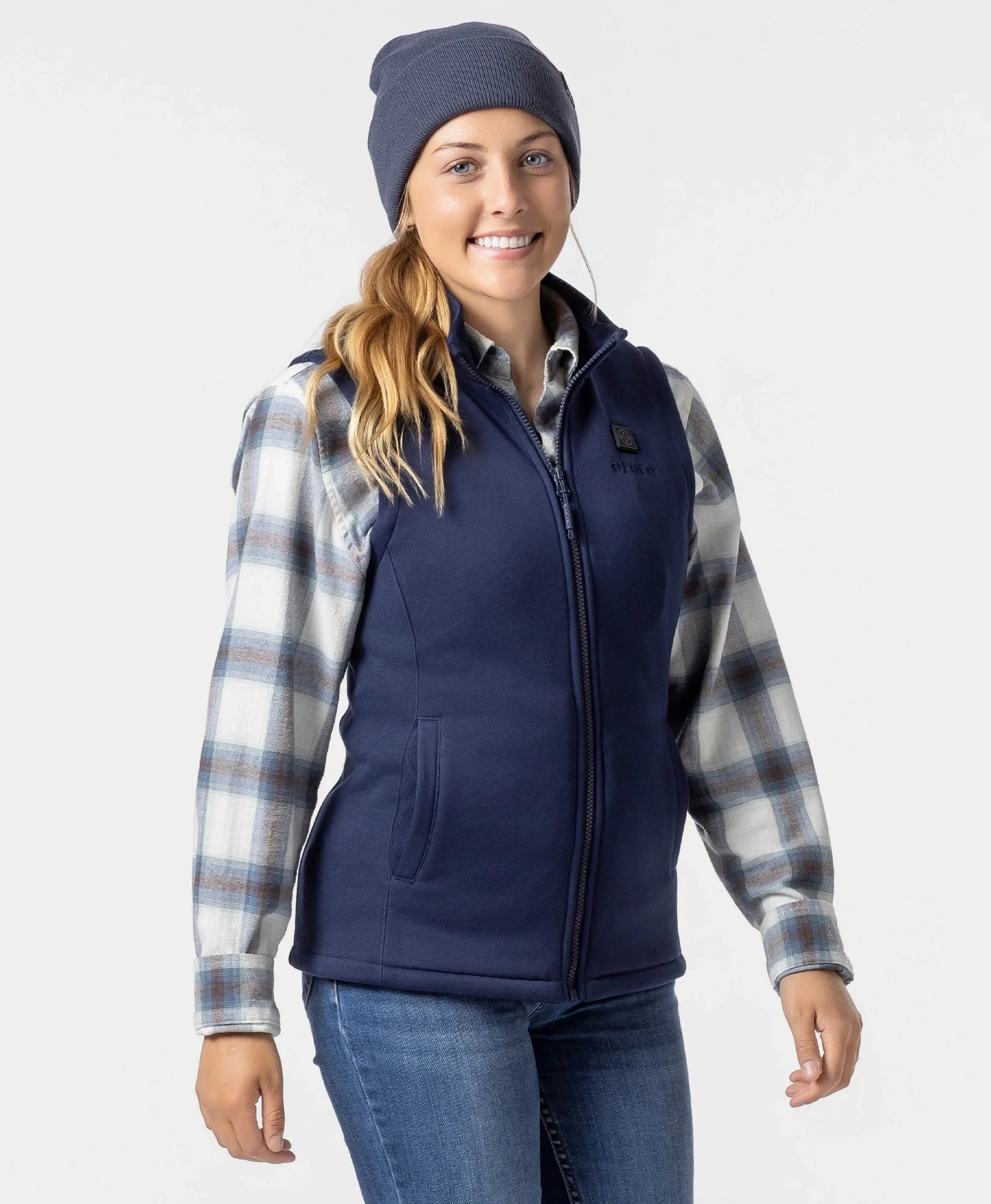 ORORO Heated Women's Heated Fleece Vest - Image 25