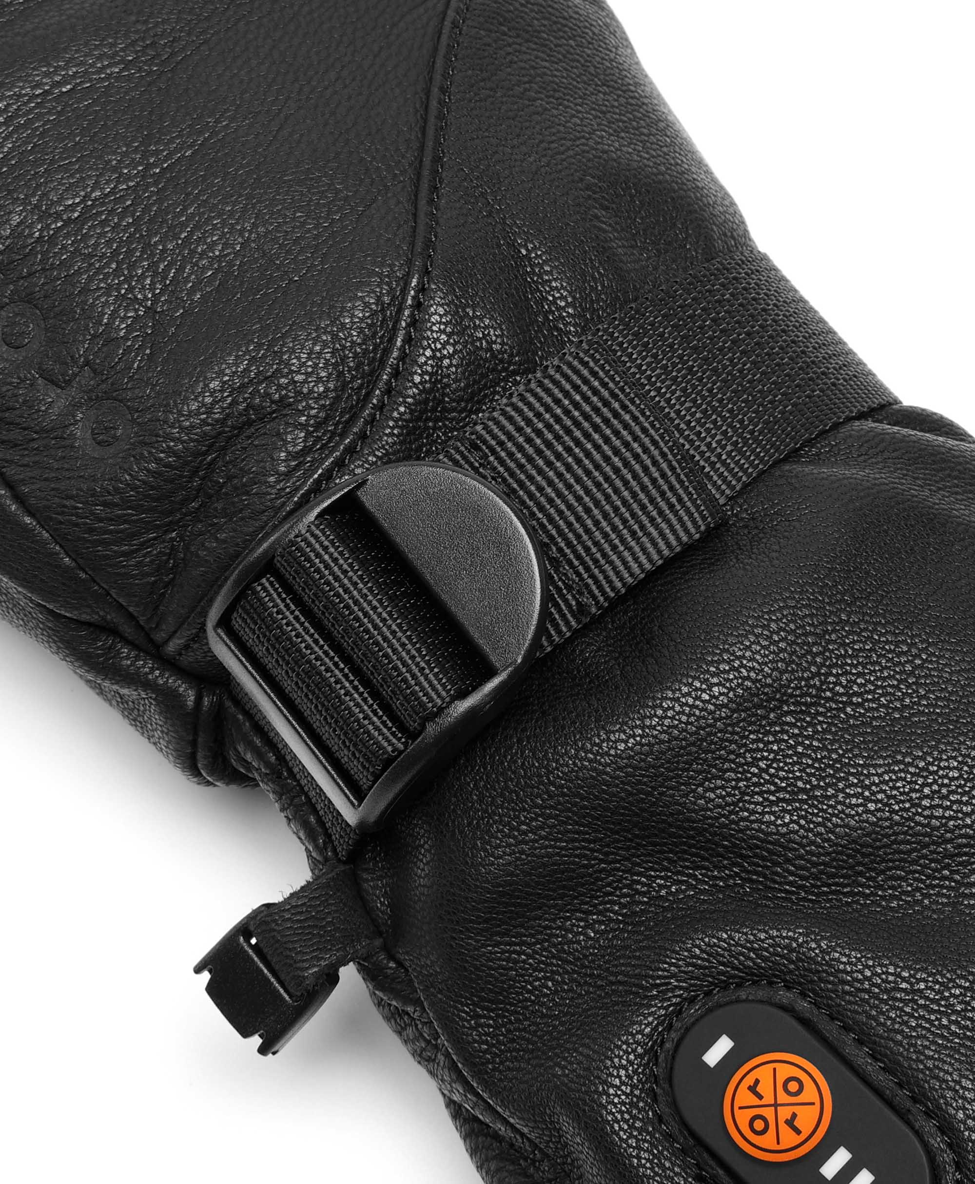 ORORO Heated (Open-box) Boise Unisex Heated Full Leather Gloves - Image 4