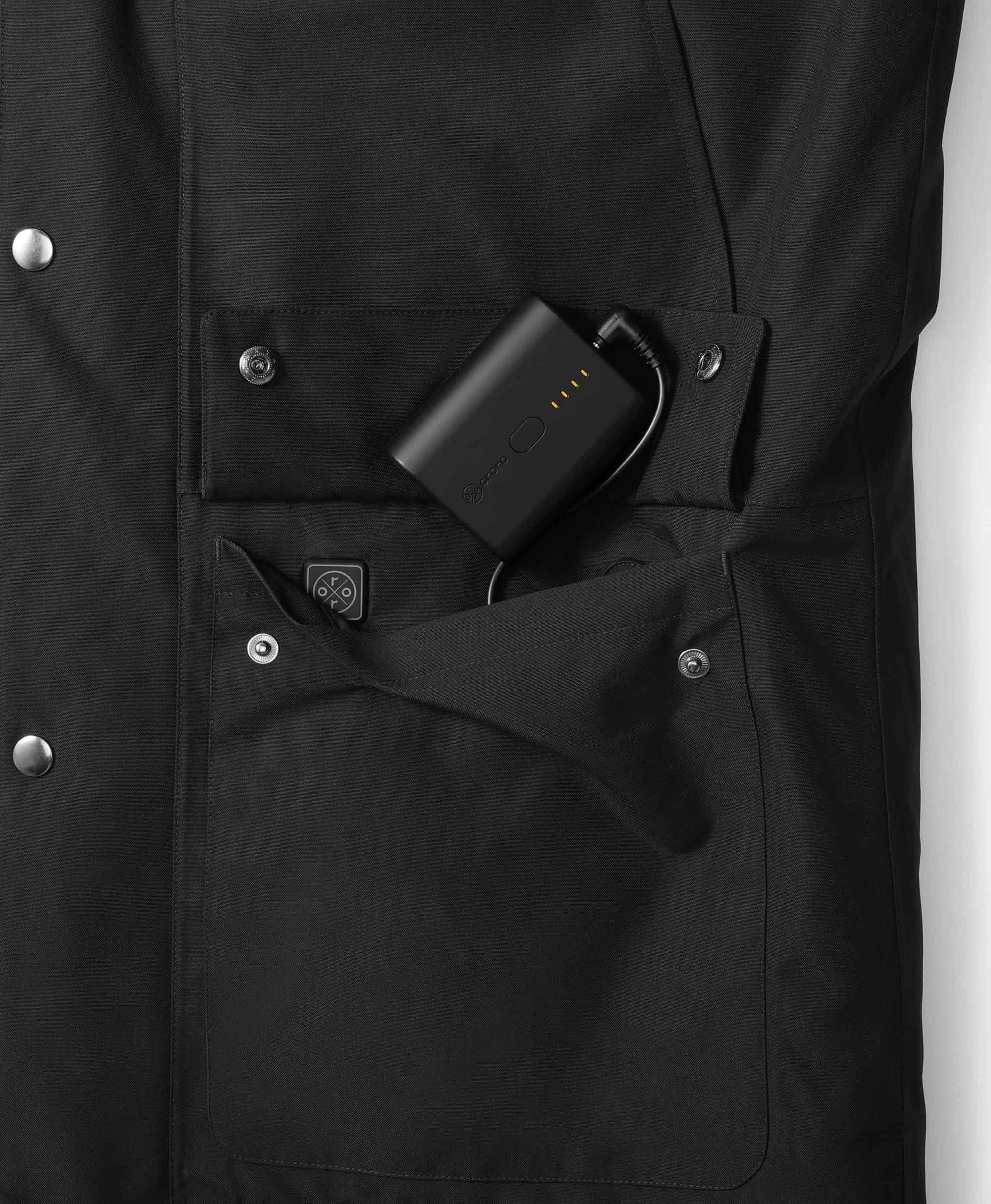 ORORO Heated Gstaad Men's Waterproof Heated Parka - Image 18