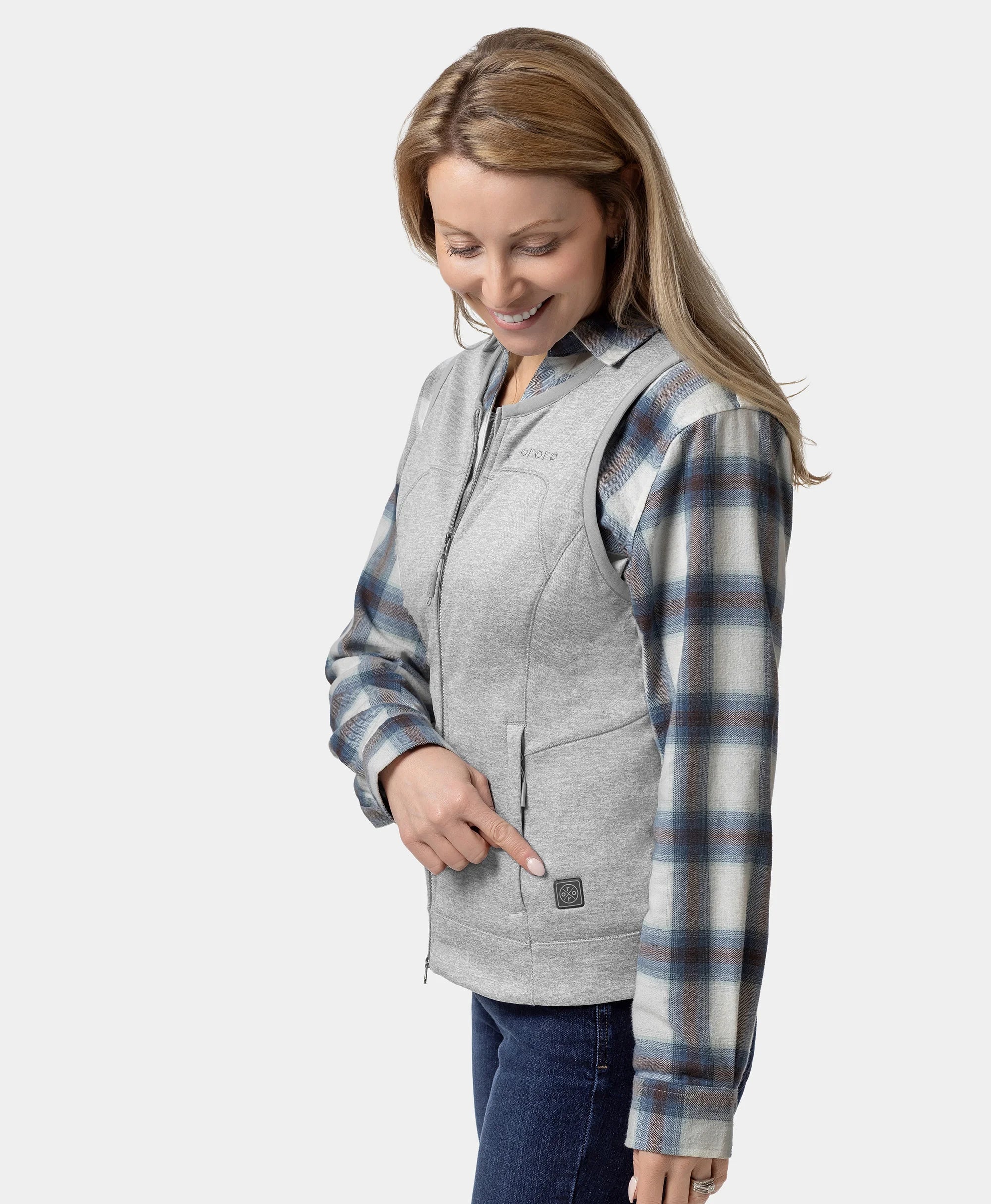 ORORO Heated (Open-box) Suzanne Women's Heated Soft Armor Vest (Battery Set Not Included) - Image 9