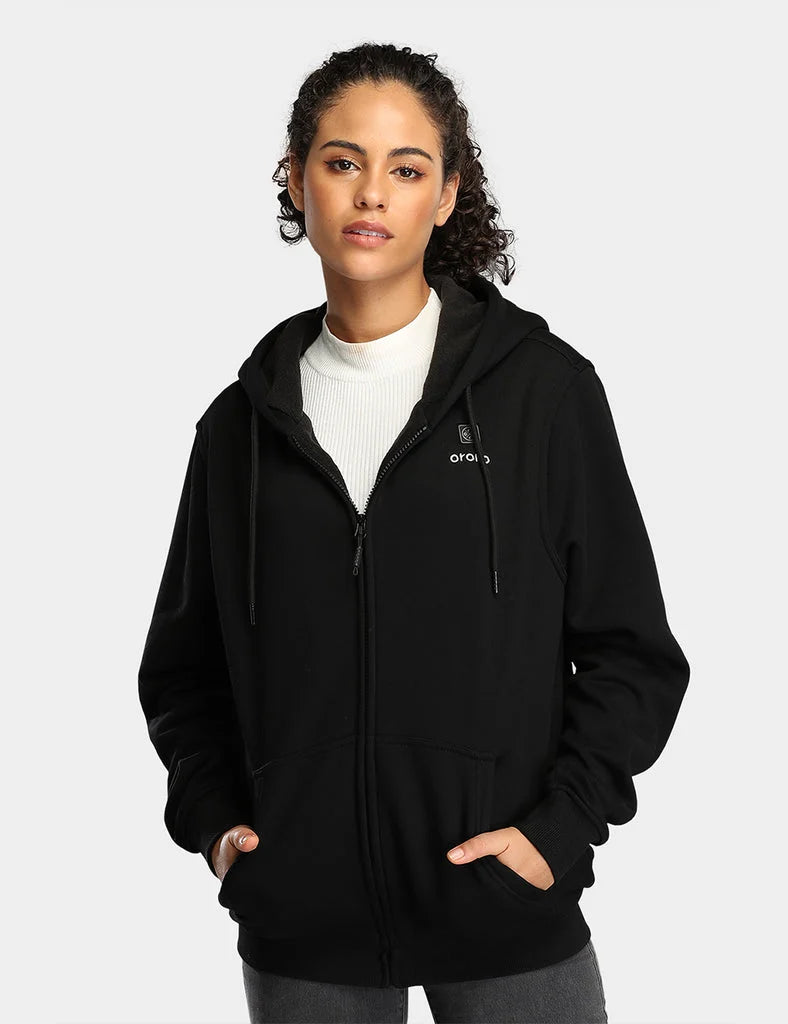 ORORO Heated (Open-box) Unisex Heated Fleece Hoodie (Battery Set Not Included) - Image 4