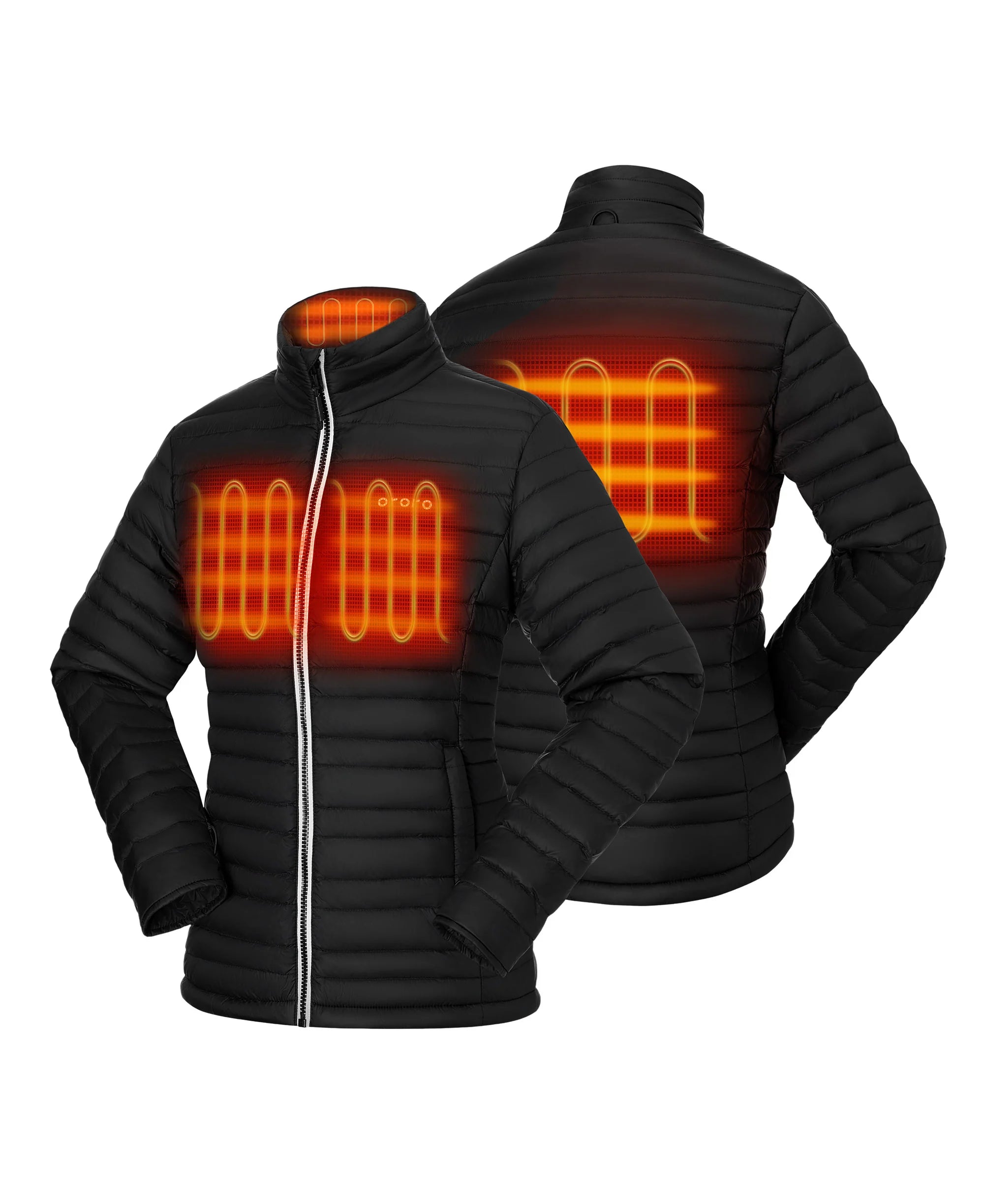 ORORO Heated River Ridge Women's 3-in-1 Heated Jacket with Down Liner - Image 11