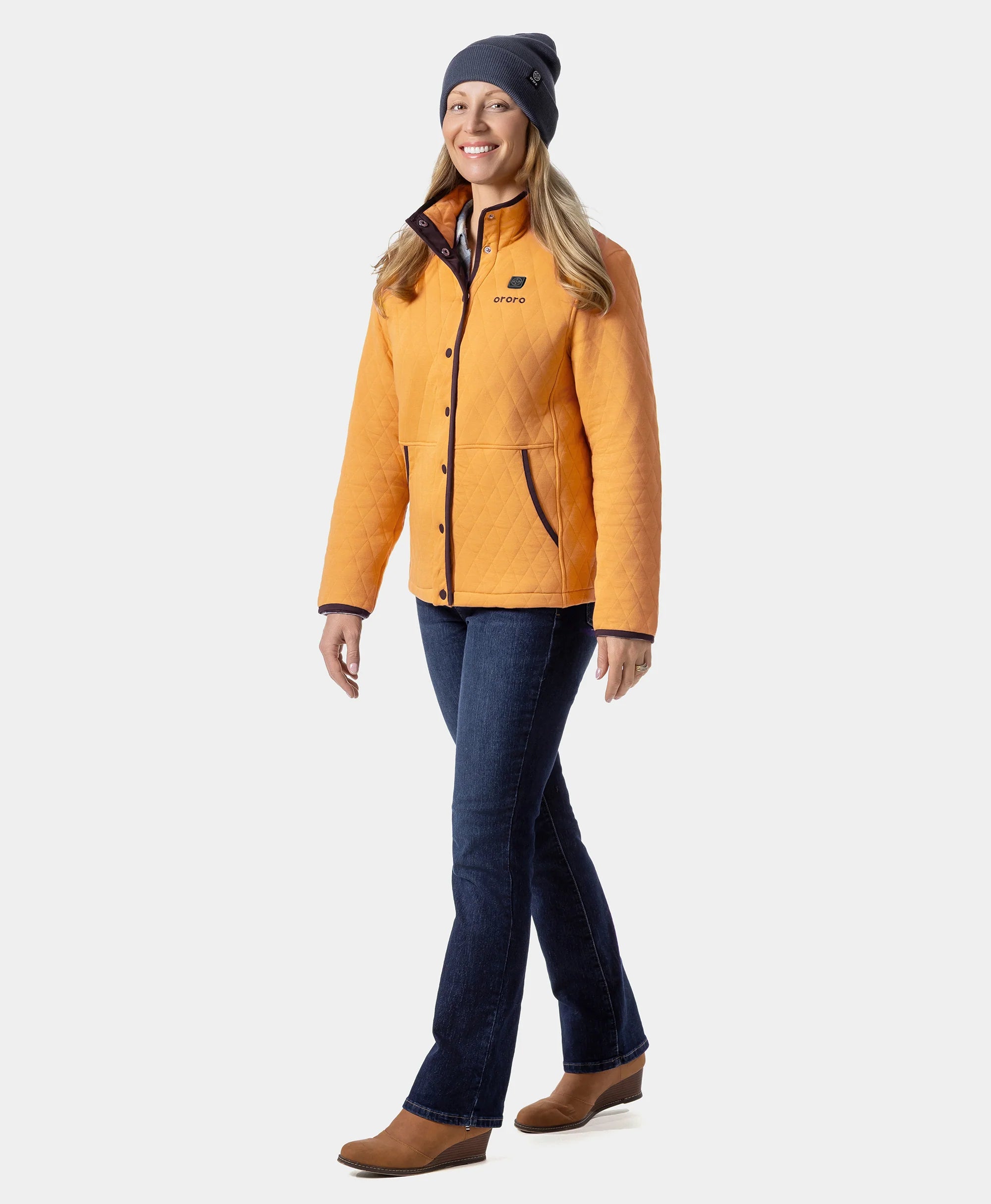 ORORO Heated Chalet Women's Heated Quilted Jacket (ORORO Heated Final Sale) - Image 25