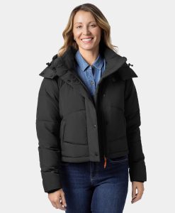 ORORO Heated Cloudpop Women's 4-Zone Heated Puffer Down Hooded Jacket (Apparel Only)