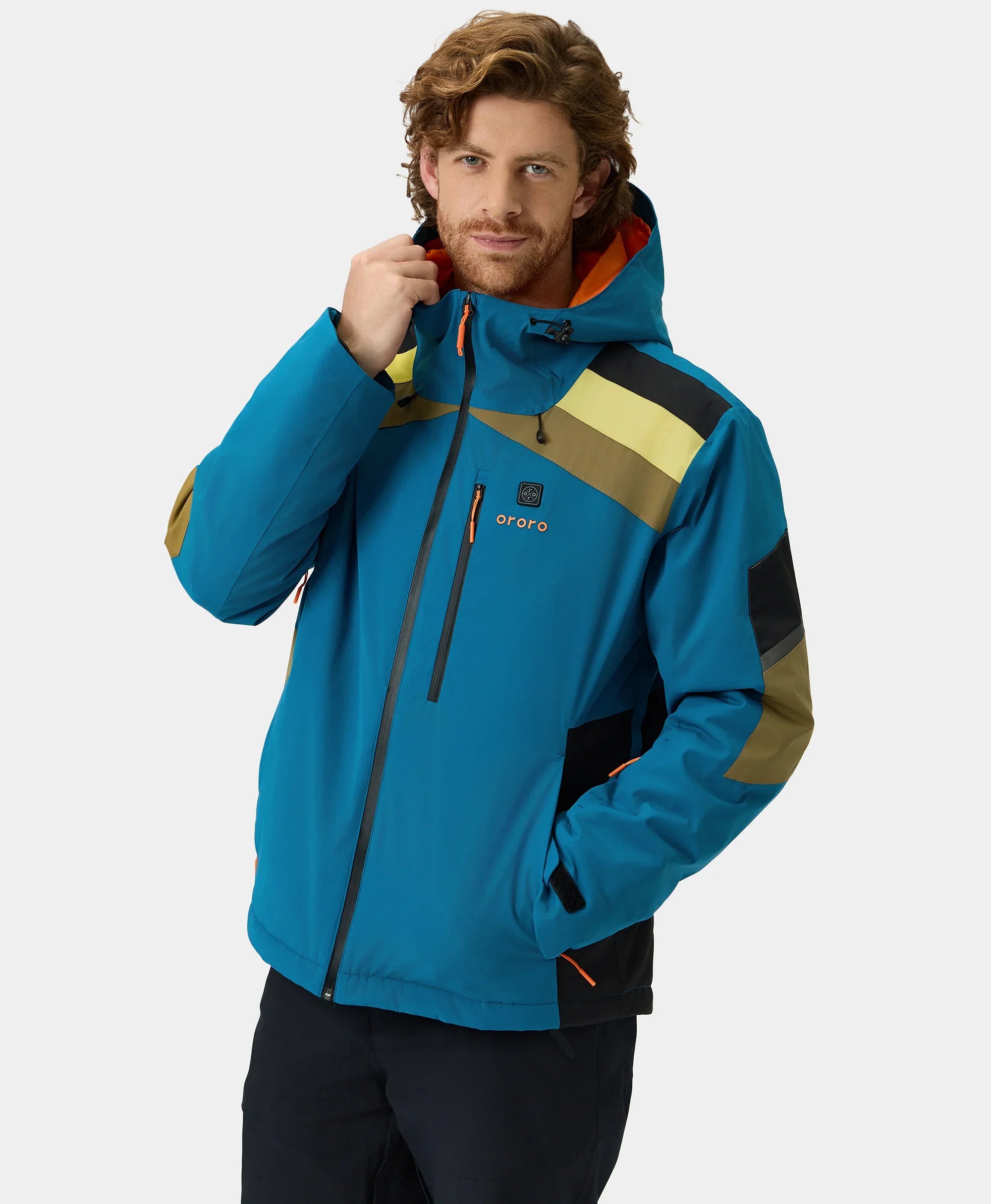 ORORO Heated St. Moritz Men's Heated Snow Jacket (Apparel Only) - Image 8